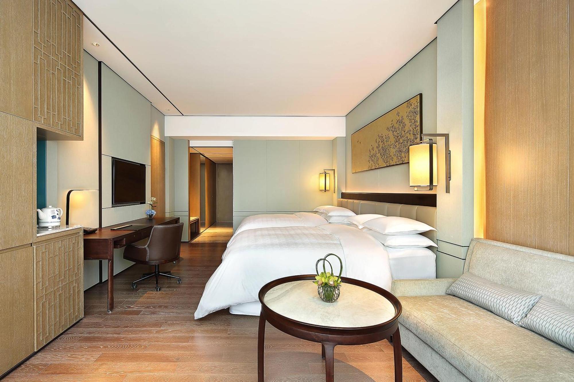 Sheraton Grand Hangzhou Binjiang Hotel Exterior foto